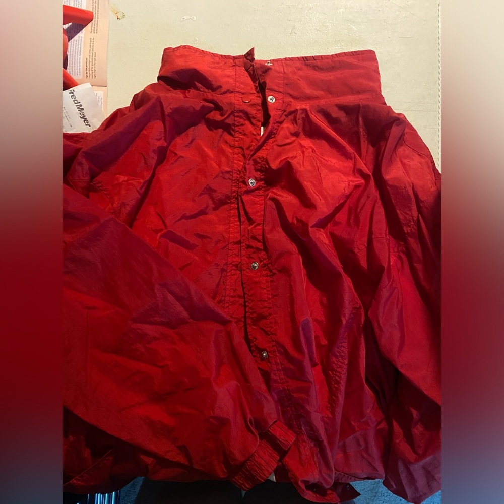 red Blair windbreaker